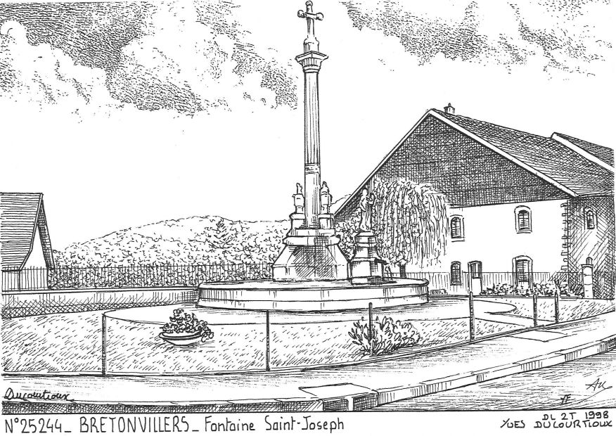 N 25244 - BRETONVILLERS - fontaine st joseph