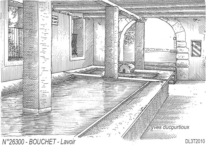 N 26300 - BOUCHET - lavoir