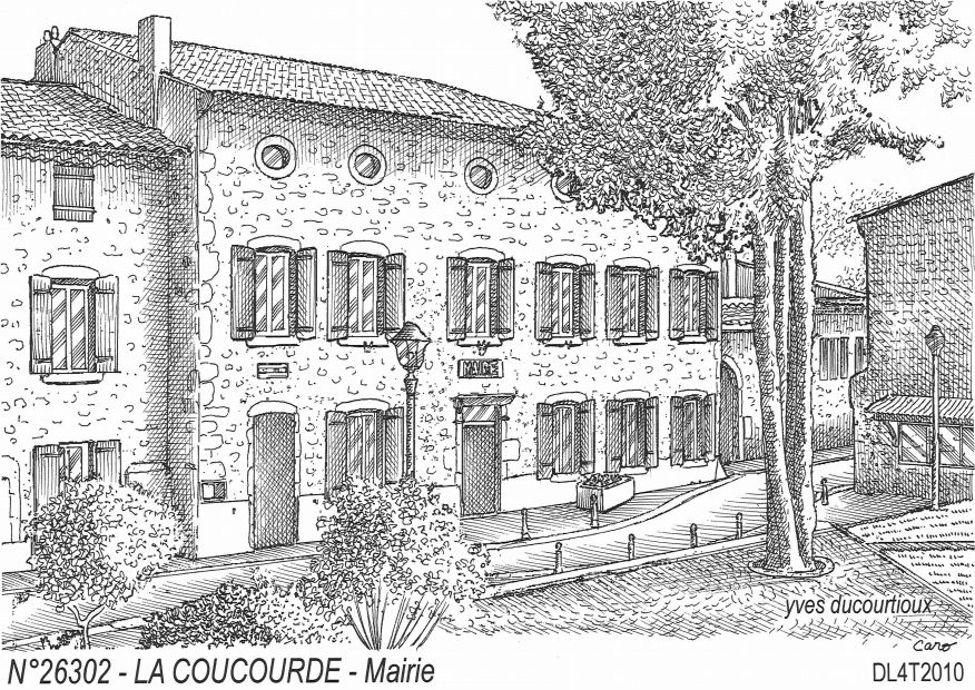 N 26302 - LA COUCOURDE - mairie