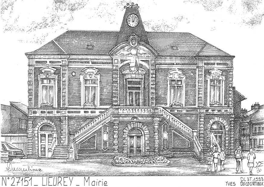N 27151 - LIEUREY - mairie