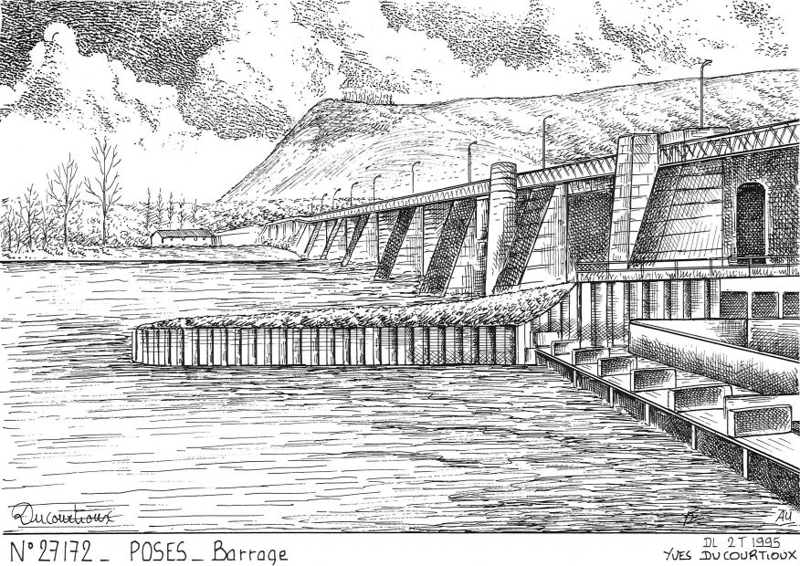 N 27172 - POSES - barrage
