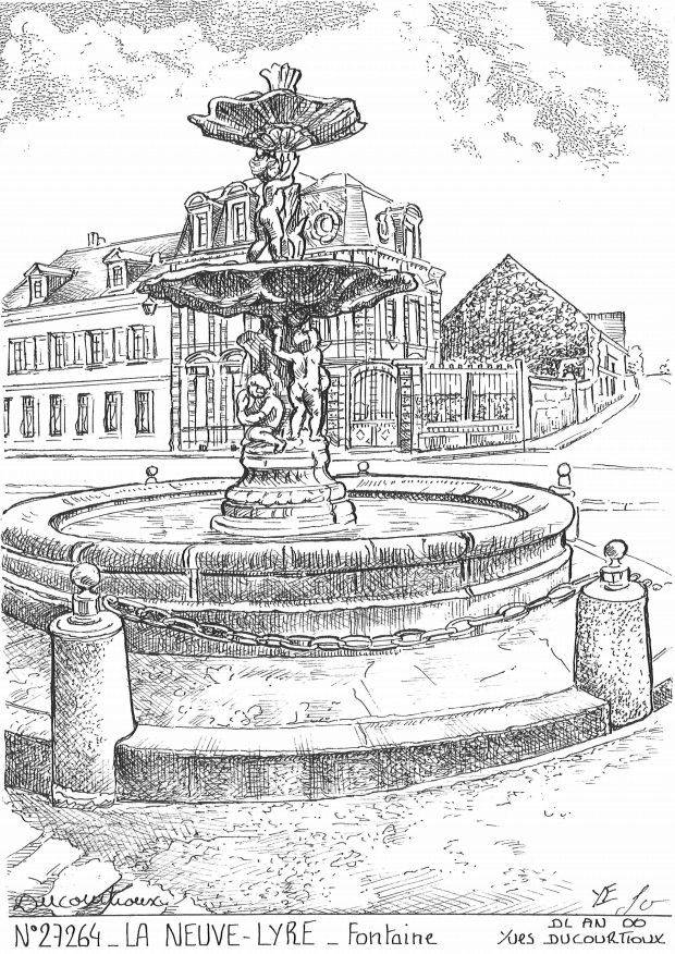 N 27264 - LA NEUVE LYRE - fontaine