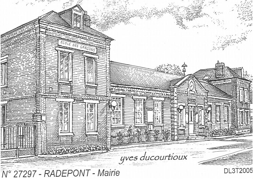 N 27297 - RADEPONT - mairie
