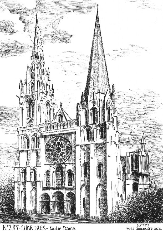 N 28007 - CHARTRES - notre dame
