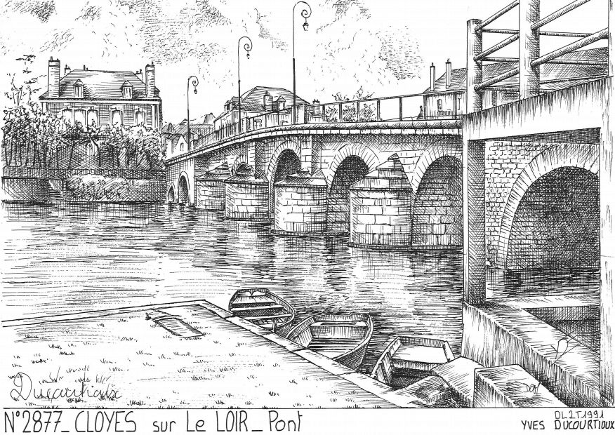N 28077 - CLOYES SUR LE LOIR - pont