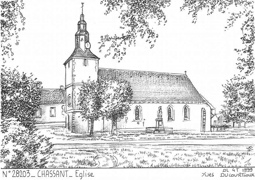 N 28203 - CHASSANT - �glise