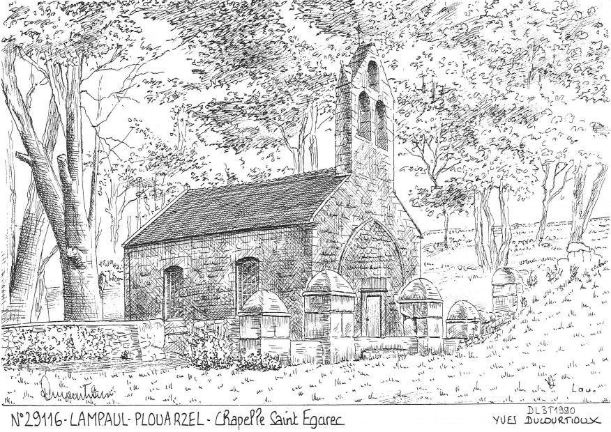 N 29116 - LAMPAUL PLOUARZEL - chapelle st �garec