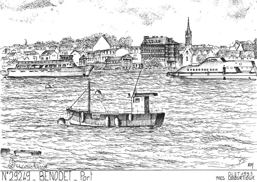 N 29249 - BENODET - port