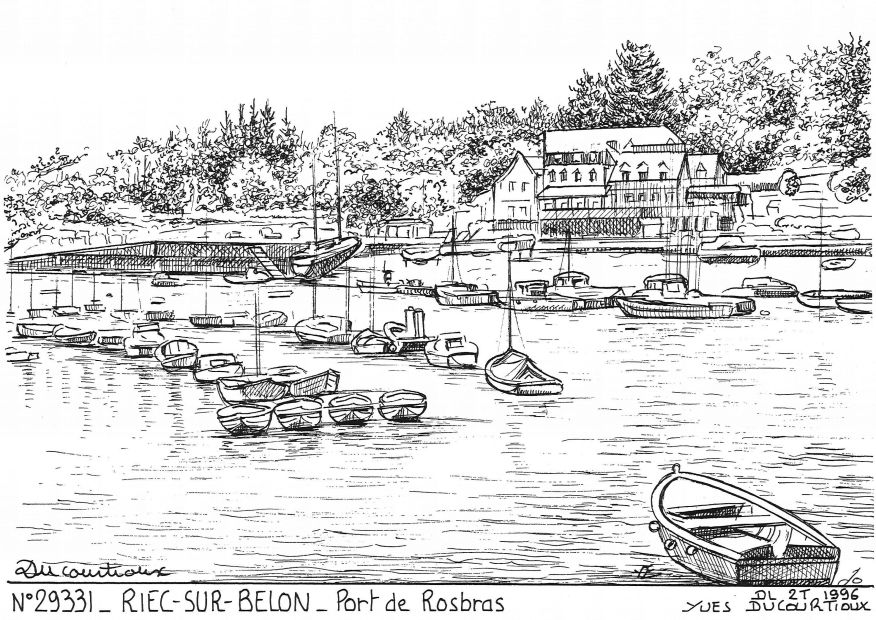 N 29331 - RIEC SUR BELON - port de rosbras