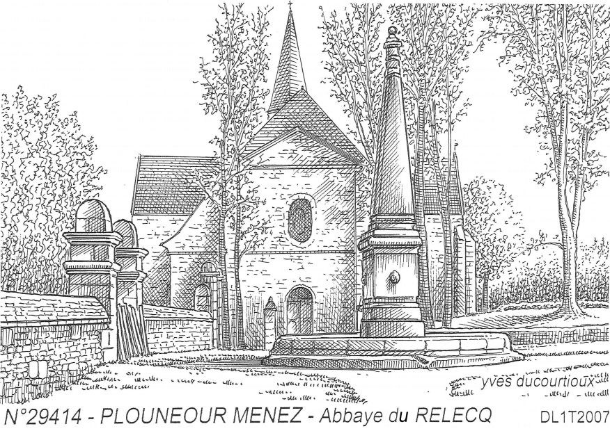 N 29414 - PLOUNEOUR MENEZ - abbaye de le relecq