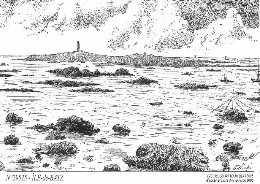 Cartes postales ILE DE BATZ - vue²