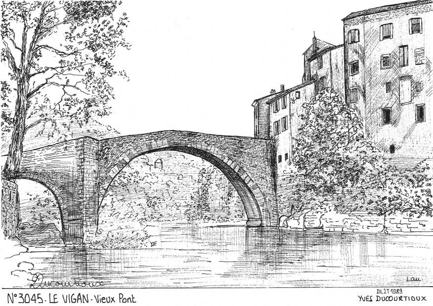 N 30045 - LE VIGAN - vieux pont