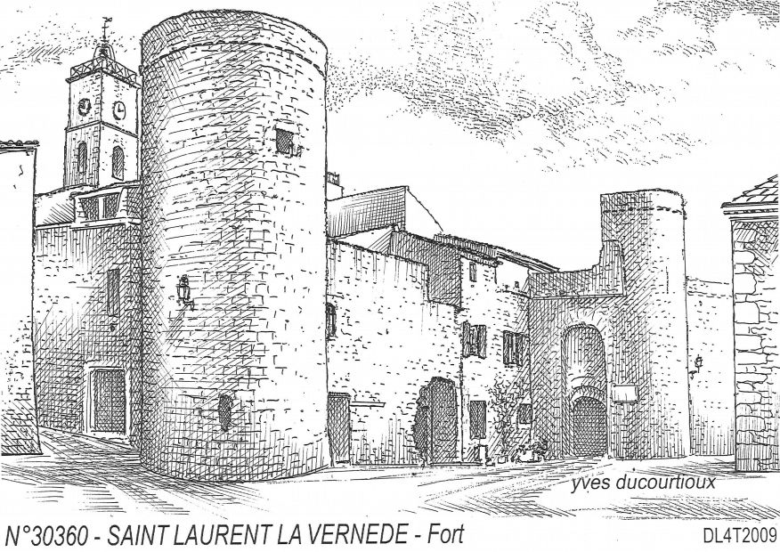 N 30360 - ST LAURENT LA VERNEDE - fort