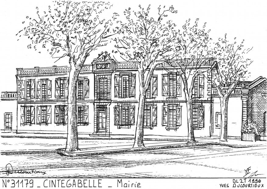 N 31179 - CINTEGABELLE - mairie