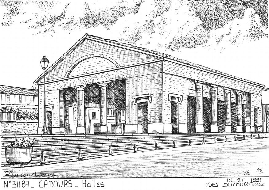 N 31187 - CADOURS - halles