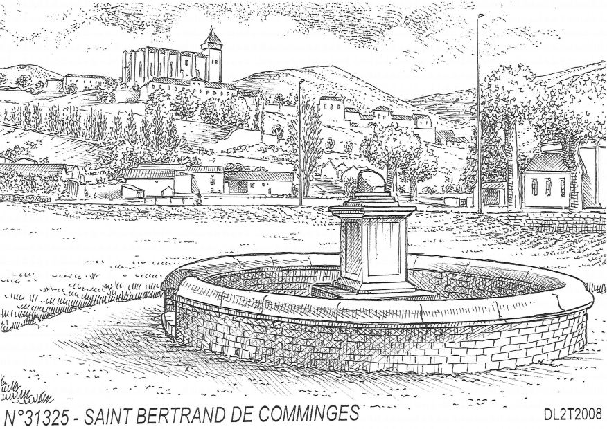 N 31325 - ST BERTRAND DE COMMINGES - vue
