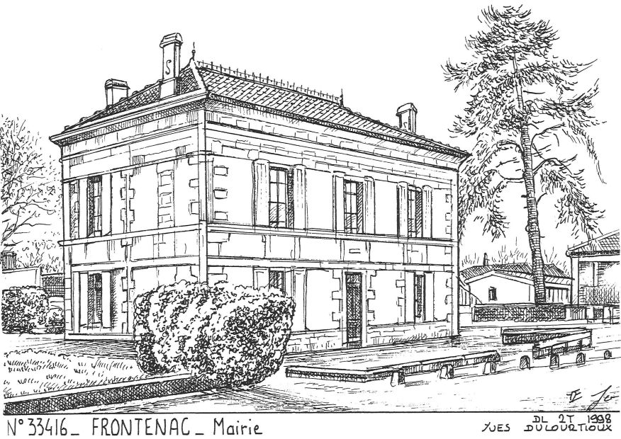 N 33416 - FRONTENAC - mairie