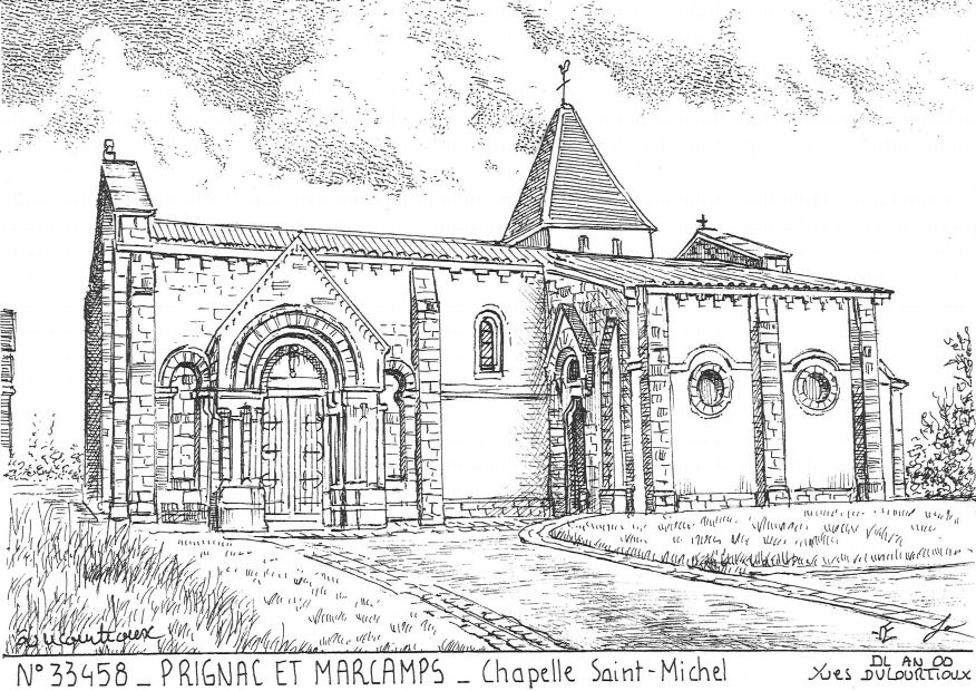 N 33458 - PRIGNAC ET MARCAMPS - chapelle st michel
