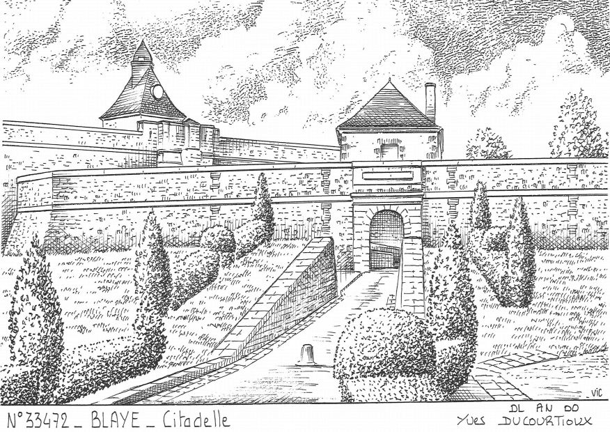 N 33472 - BLAYE - citadelle