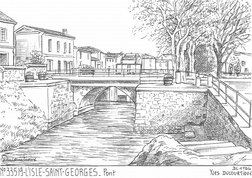 N 33519 - ISLE ST GEORGES - pont