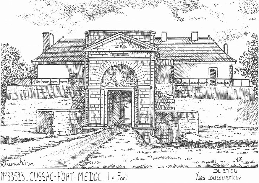 N 33523 - CUSSAC FORT MEDOC - le fort
