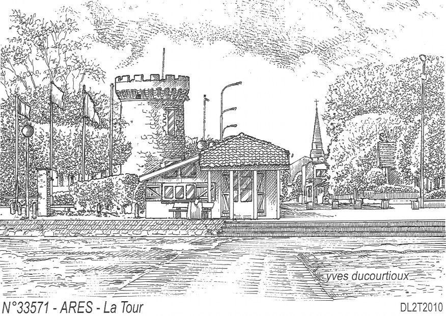 N 33571 - ARES - la tour