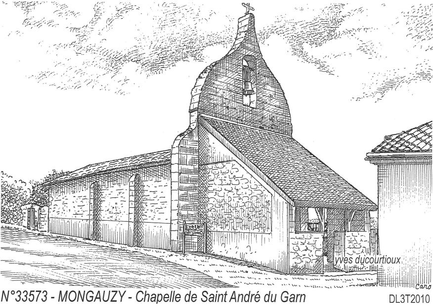 N 33573 - MONGAUZY - chapelle de st andr� du garn