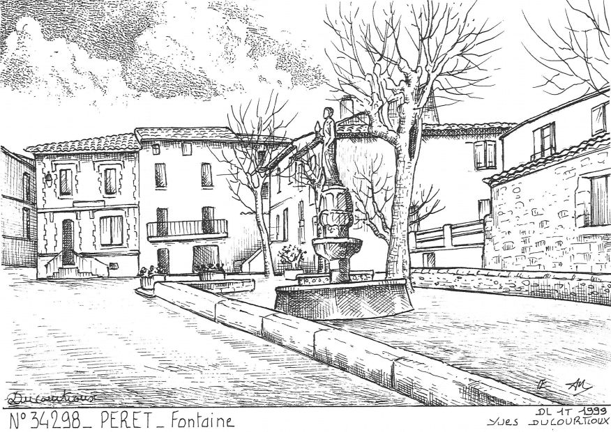 N 34298 - PERET - fontaine
