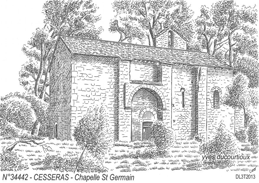 N 34442 - CESSERAS - chapelle st germain