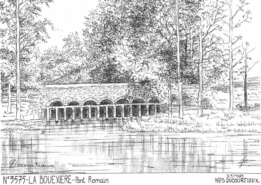 N 35075 - LA BOUEXIERE - pont romain