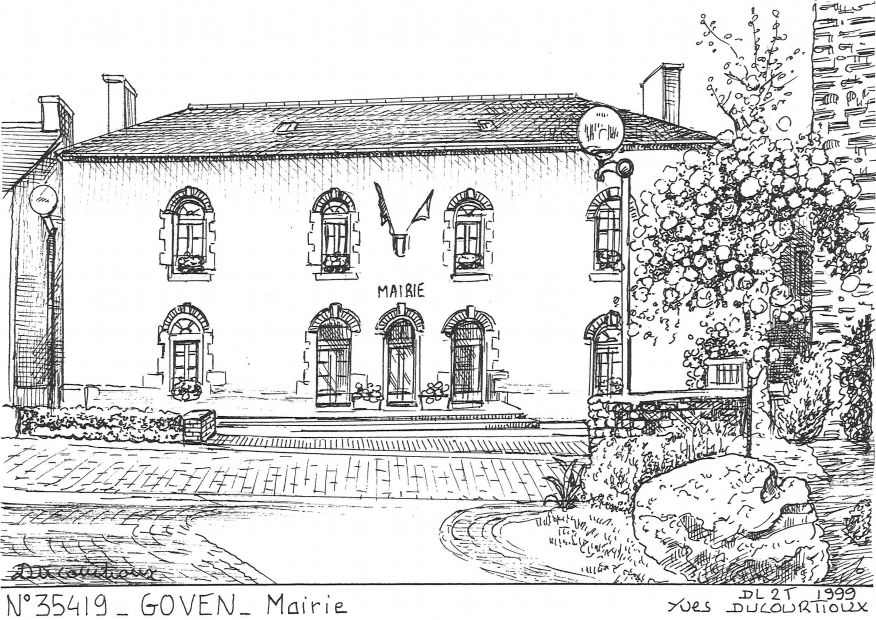 N 35419 - GOVEN - mairie