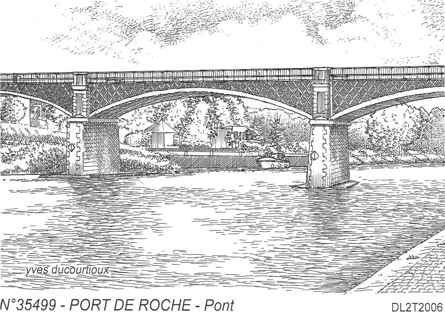 N 35499 - ST GANTON - pont � port de roche