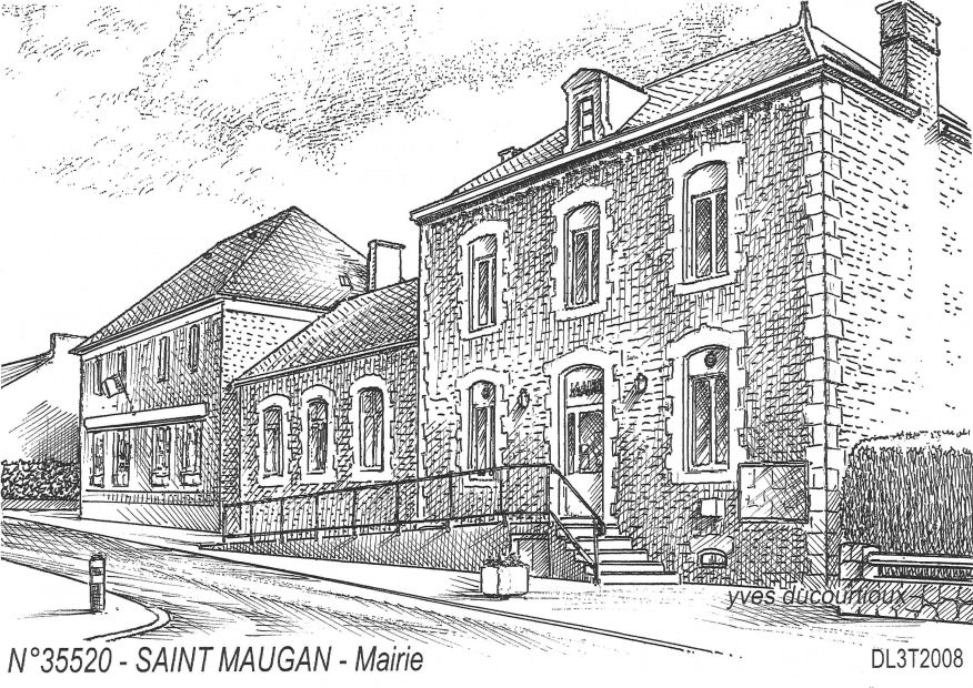 N 35520 - ST MAUGAN - mairie