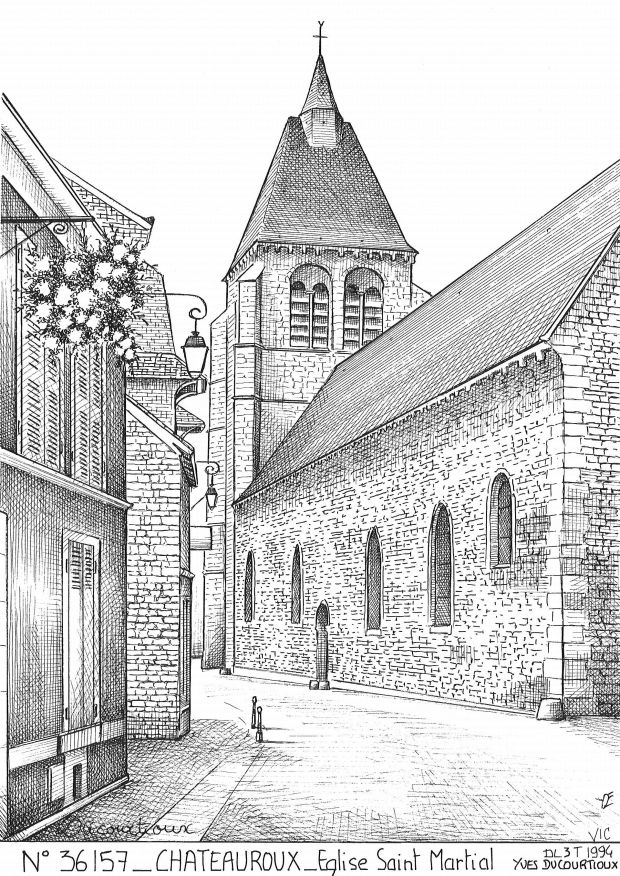 N 36157 - CHATEAUROUX - �glise st martial