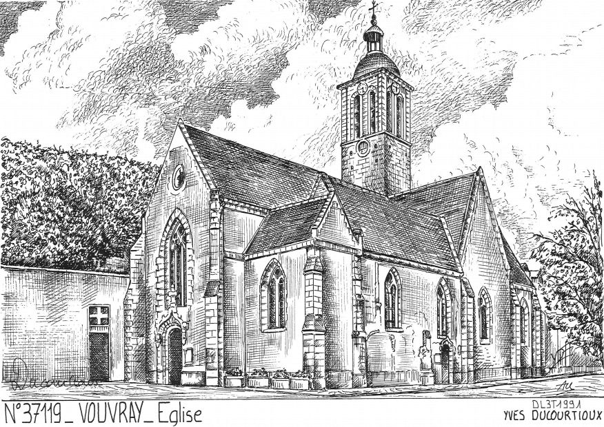 N 37119 - VOUVRAY - �glise