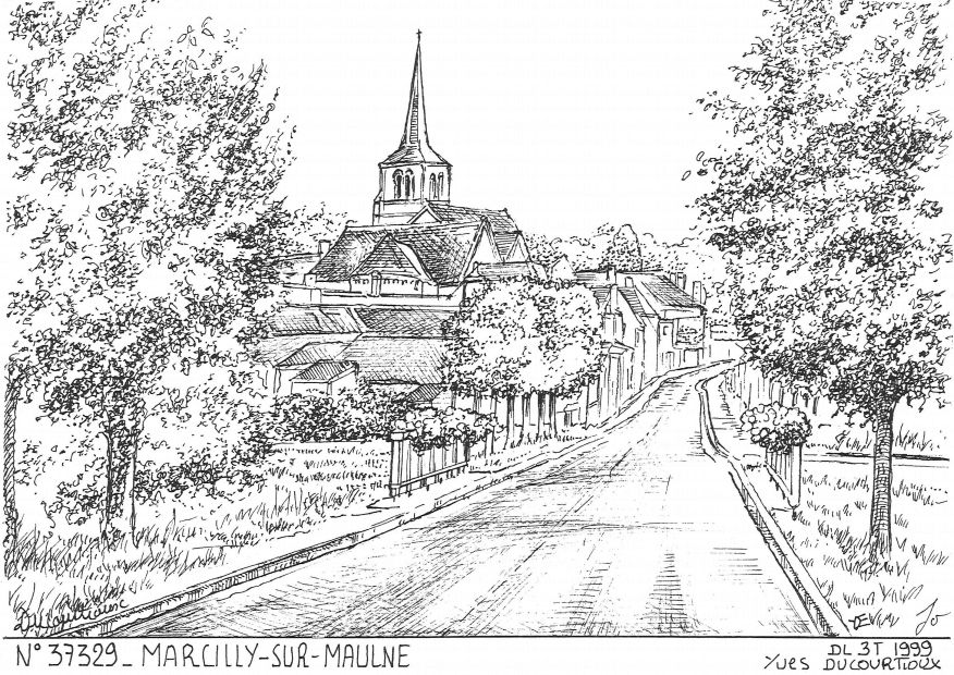 N 37329 - MARCILLY SUR MAULNE - vue