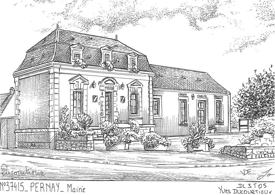 N 37415 - PERNAY - mairie