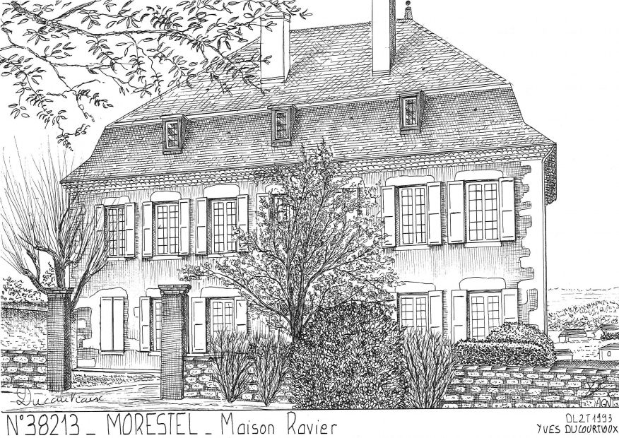 N 38213 - MORESTEL - maison ravier