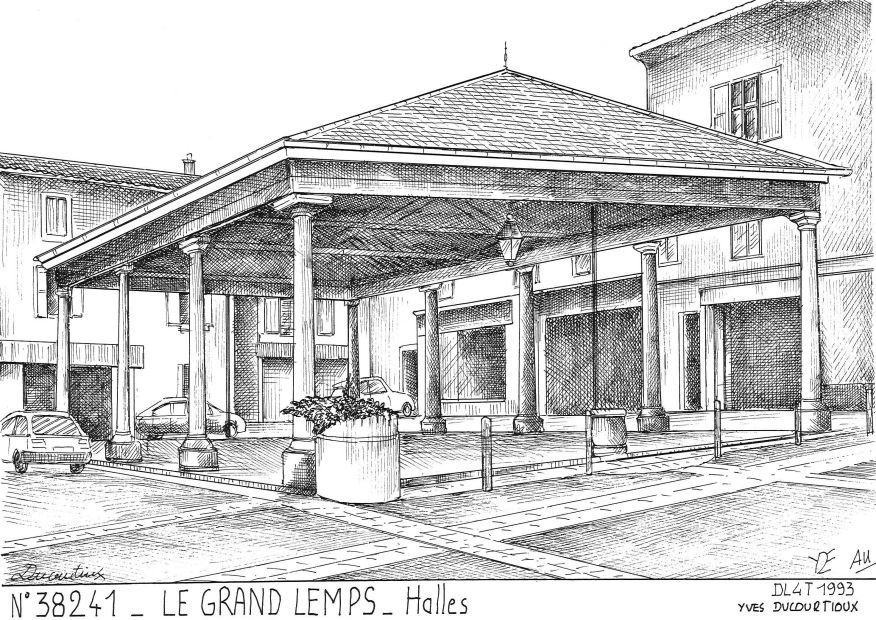N 38241 - LE GRAND LEMPS - halles