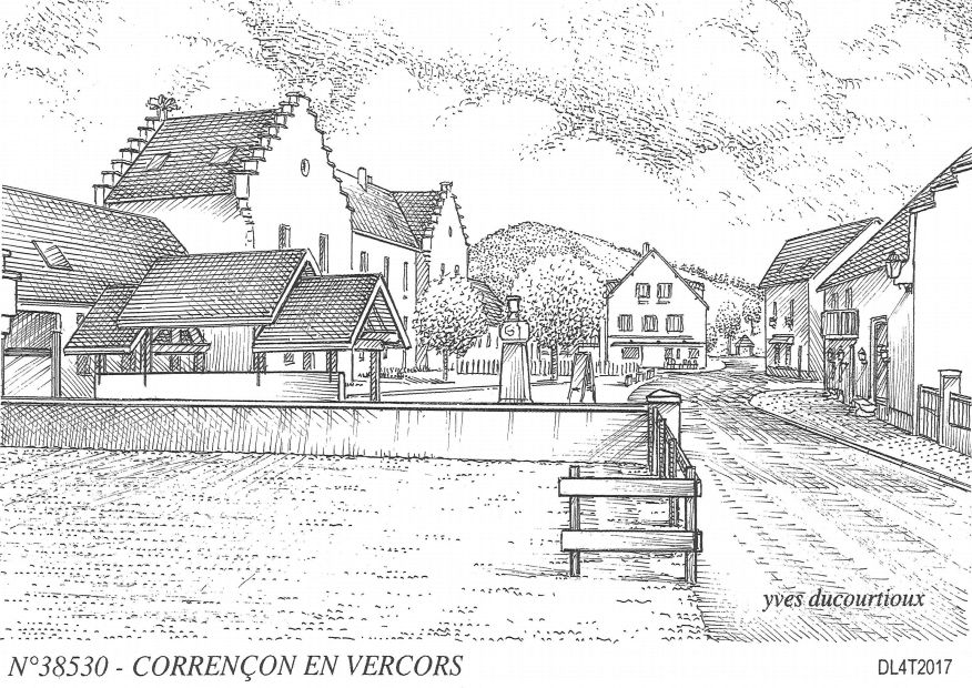 N 38530 - CORRENCON EN VERCORS - village