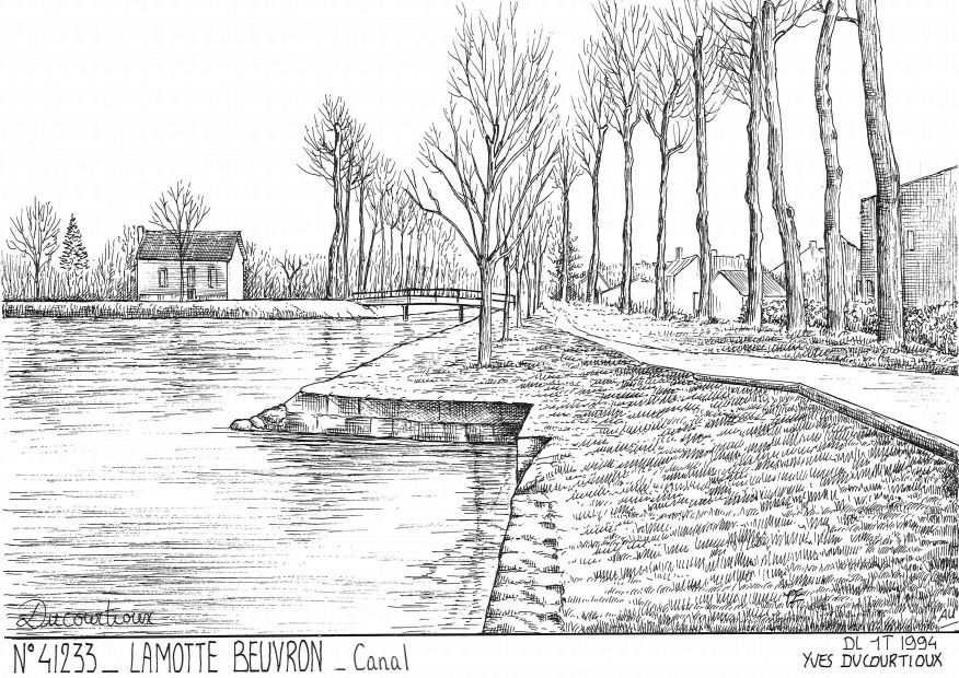 N 41233 - LAMOTTE BEUVRON - canal
