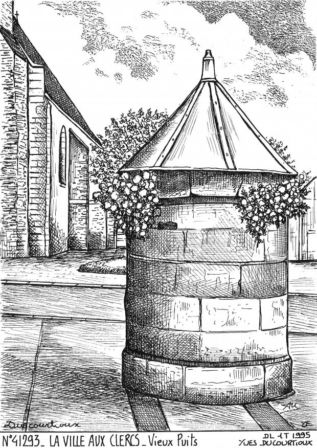 N 41293 - LA VILLE AUX CLERCS - vieux puits