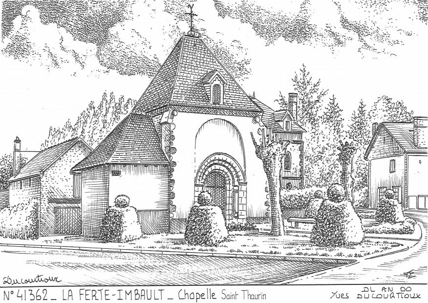 N 41362 - LA FERTE IMBAULT - chapelle saint taurin