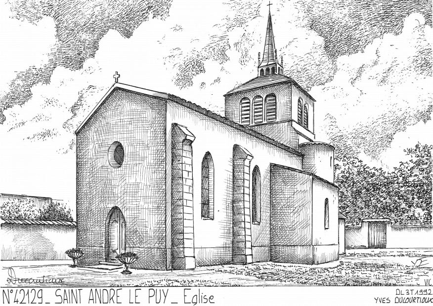 N 42129 - ST ANDRE LE PUY - �glise