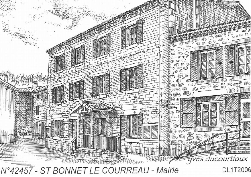 N 42457 - ST BONNET LE COURREAU - mairie