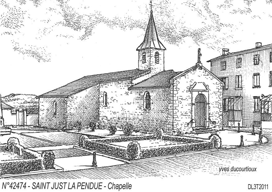 N 42474 - ST JUST LA PENDUE - chapelle