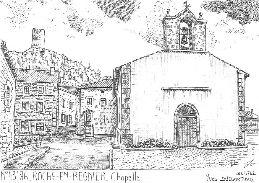 N 43186 - ROCHE EN REGNIER - chapelle