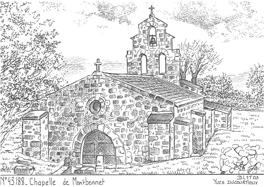 N 43188 - BAINS - chapelle de montbonnet