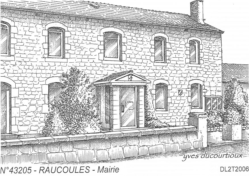 N 43205 - RAUCOULES - mairie