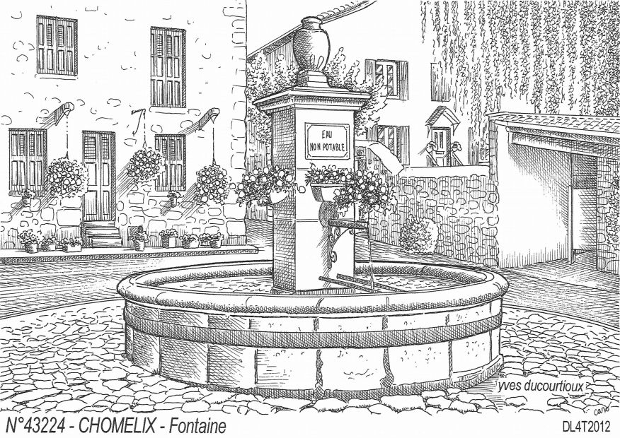 N 43224 - CHOMELIX - fontaine